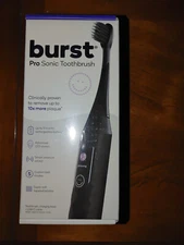 Burst Pro Sonic Toothbrush LED Screen Smart Pressure Sensor Black oral care New