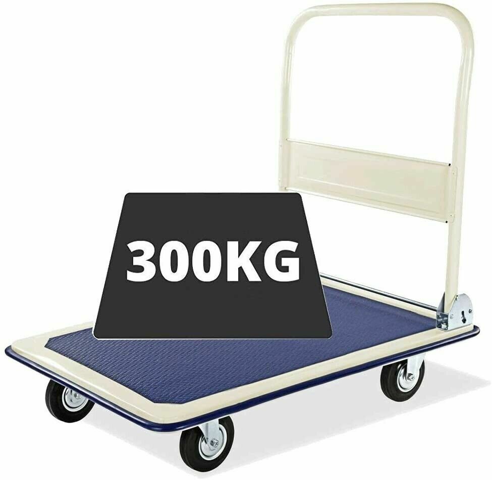 HEAVY DUTY FOLDING 300KG PLATFORM HAND SACK TROLLEY TRUCK CART