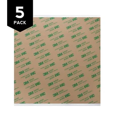3M 468MP Adhesive Transfer Tape Sheets 8" x 8" (5-Pack)