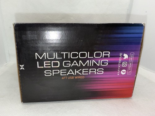 Xtreme Tech. Multicolor LED Gaming Speakers USB Connectivity - NEW - Picture 4 of 5