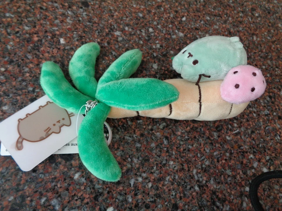 Mochila Pusheen the Cat Pusheenosaurus Super Deluxe Clipe Chaveiro NOVA Gund - Imagem 3 de 4