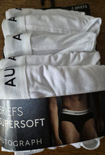Marks & Spencer 5 Pack Autograph Supersoft Briefs White Size 2XL 42-44" RRP £38