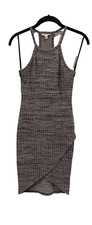 Silence + Noise "Urban Outfitters" Strappy Racerback SZ XS Dress Y2K Gray Sexy
