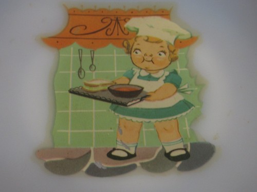 Vintage Cambell's Kids Milk Glass Shallow 6" Bowls/ Lipped Plates W/ Hangers - Picture 5 of 7