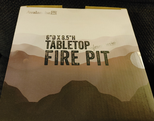 New Sealed Avalanche Smokeless Tabletop FIRE PIT w/Skewers -Uses Wood or Pellets - Picture 13 of 13