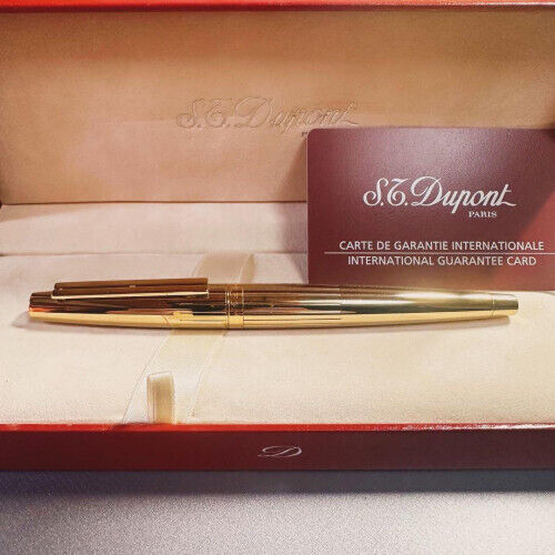 S.T. Dupont Ellipsis Gold Fountain Pen M