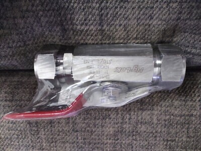 HY-LOK Stainless Steel Ball Valve BVH-16T 1000 psi 316/L T3B 1'' TUBE 110 Series