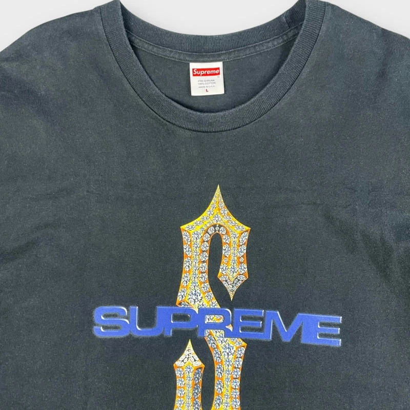 T shirt Supreme S Logo Diamond SS18 