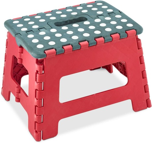 Heavy Duty Plastic Step Stool Foldable Multi Purpose Home Kitchen Use Folding UK - Picture 6 of 6