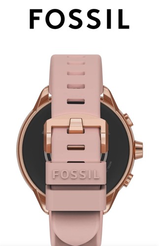 Fossil Wellness Edition Gen. 6 44mm Edelstahlgehäuse-Rosegold mit Silikonarmband - Bild 8 von 9