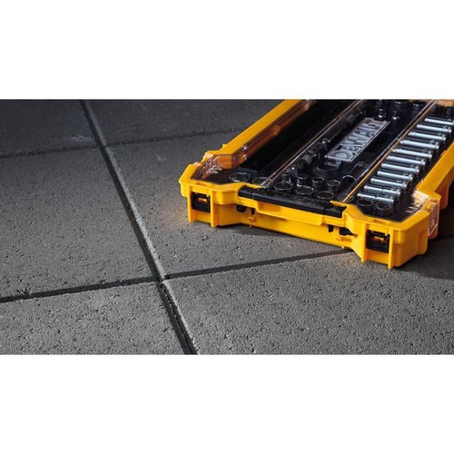 DEWALT Metric/SAE Ratchet/Socket Set 3/8" Drive w/ Toughsystem Tray (37-Piece) - Picture 5 of 7