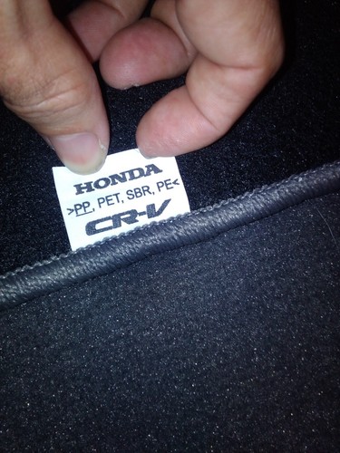 2017-2022 Honda CRV Charcoal Floor Mats Carpet 3-Pc Set OEM 2018 2019 2020 2021 - Picture 2 of 2