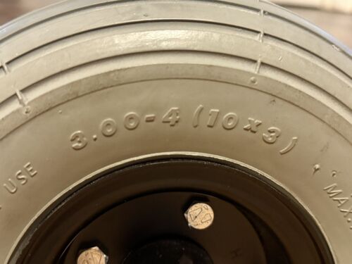 Front Wheel Assembly for the Rascal 235 & 245 Mobility Scooters (10"x3", 260x85) - Picture 3 of 6