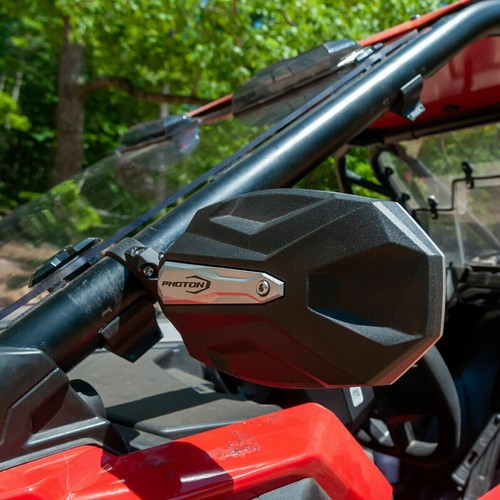 Honda Talon 1000 2019+ Side View Folding Mirrors Red Seizmik Photon Lifetime - Picture 5 of 7