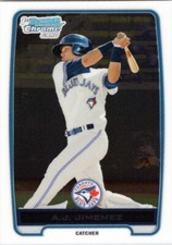 2012 Bowman Chrome Prospects #BCP5 A.J. Jimenez Toronto Blue Jays
