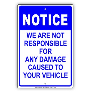 Reserved Parking Unauthorized Vehicles Towed Aluminum Sign (Non Reflective - Foto 6