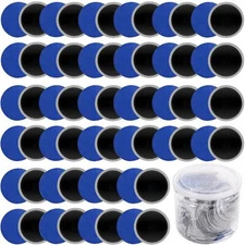 80 Pack Tire Repair Patch 58mm Round Universal Tire Tube Patch Repair Kits He...