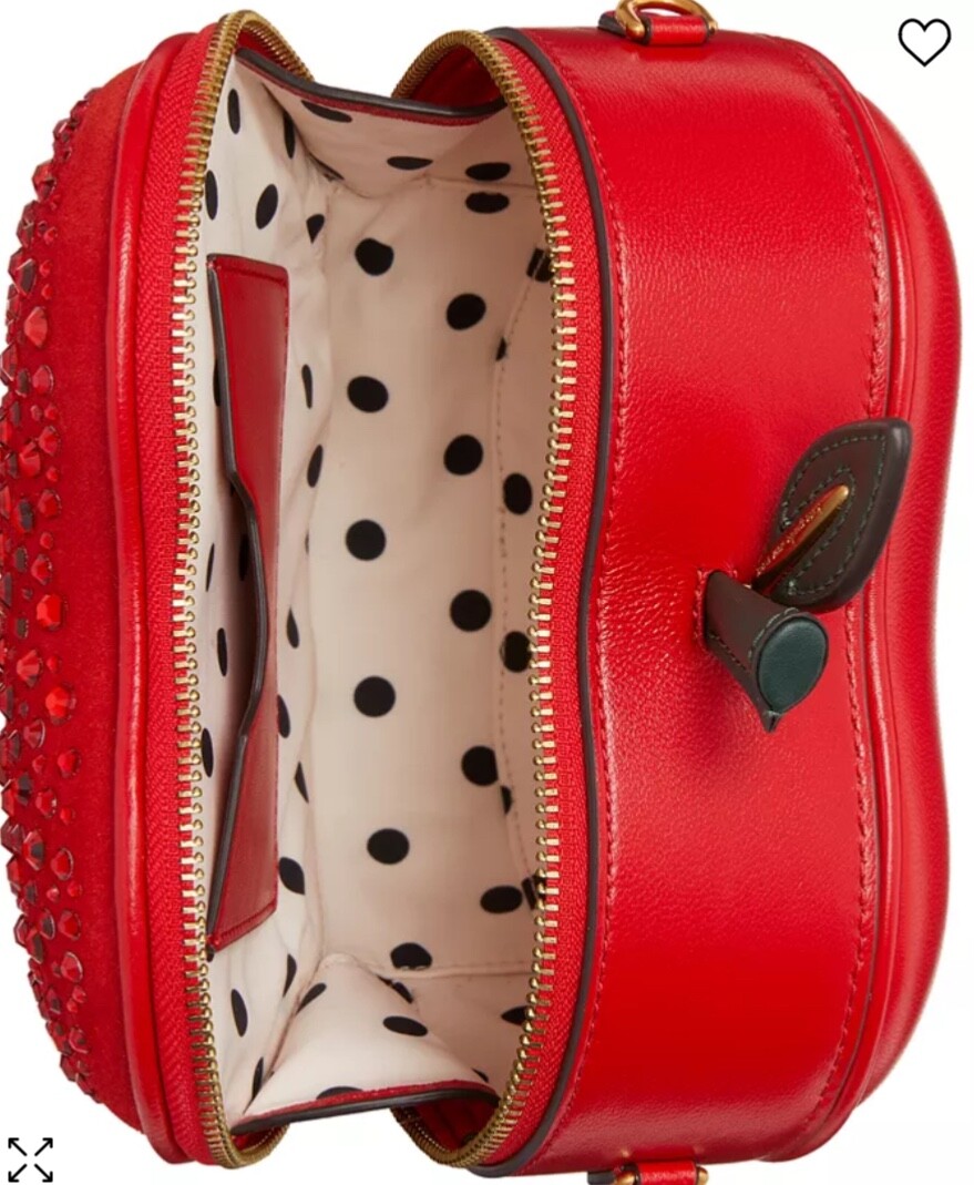 Kate Spade Big Apple Embellished Smooth Leather Crossbody Kate Spade Big Apple Embellished Smooth Leather Crossbody