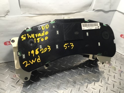 2000 SILVERADO 1500 5.3 Speedometer Head Cluster 196K Miles OEM - Picture 5 of 7