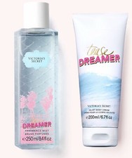 Victoria's Secret Tease Dreamer Fragrance Mist 8.4 Fl Oz.  Cream 6.7 Fl Oz Set