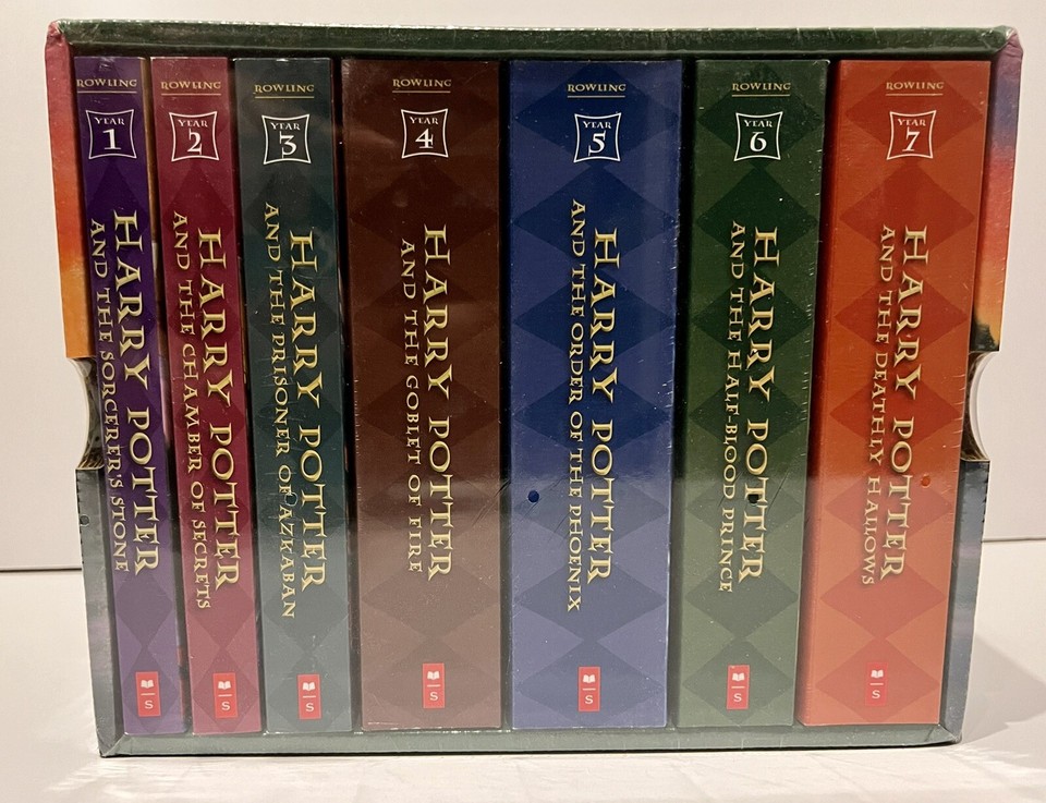 Harry Potter Paperback Boxset #1-7 by J. K. Rowling (2009, Hardcover