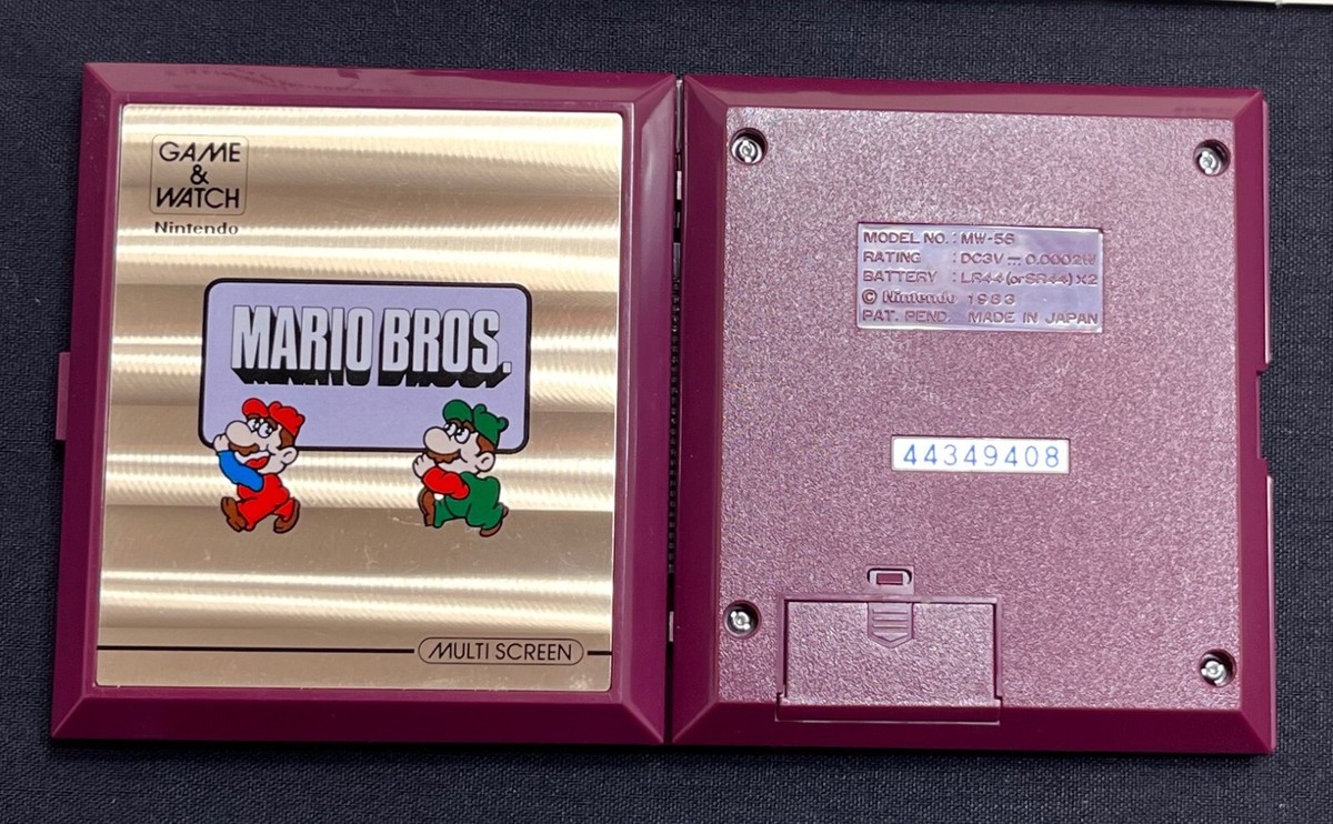 Nintendo MW56 Mario Bros. Game and Watch Multi Screen for
