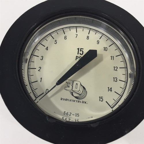 3D Instruments 25562-15E21 Gauge 0-15PSI With Diaphragm - Picture 5 of 11