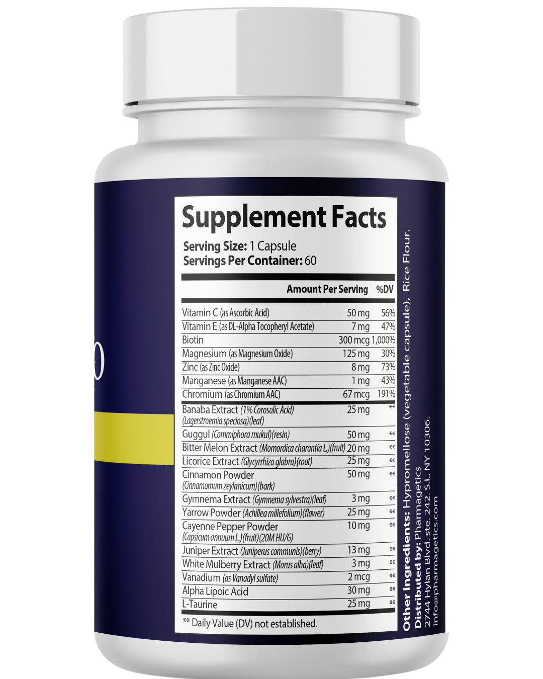 LymphaFlo Advanced Blood for Healthy Circulation & Stable Levels- 60 Capsules