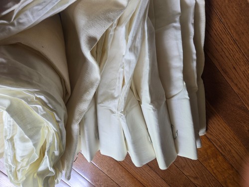 Restoration Hardware RH Belgian Textured Linen Drapery 50 x 84 Natural - Picture 4 of 4
