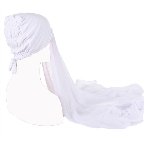 Instant Women Cap Long Scarf Shawl Hijab Hat Headwrap Turban Islamic Headscarf - Picture 27 of 44