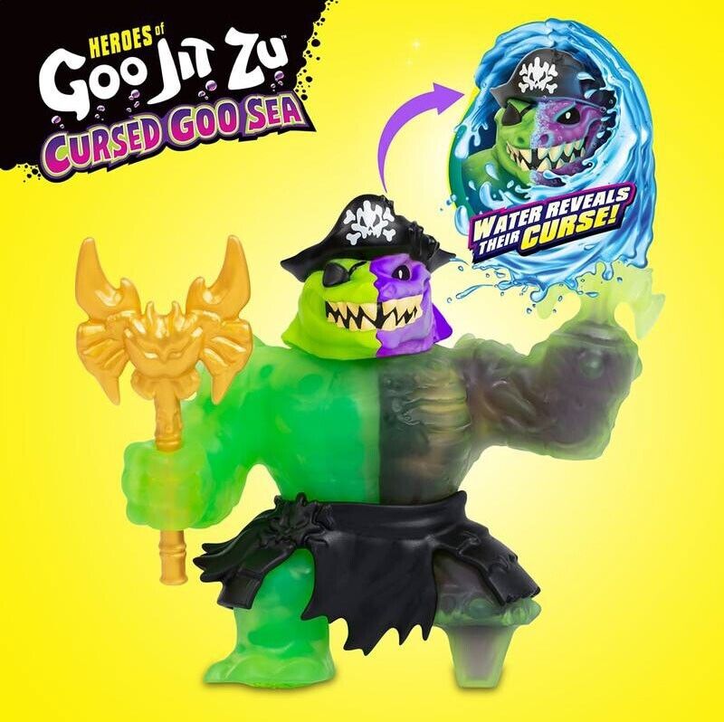 Heroes of Goo Jit Zu Cursed Goo Sea Rockjaw Action Figure Heroes of Goo Jit Zu Cursed Goo Sea Rockjaw Action Figure