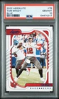 2022 PANINI ABSOLUTE BLUE #78 TOM BRADY PSA 10