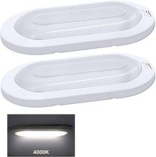 12v Led Bright Rv Pancake Light Surface Mount - 2 Pack 12volt Interior Light 12v Led Bright Rv Pancake Light Surface Mount - 2 Pack 12volt Interior Light