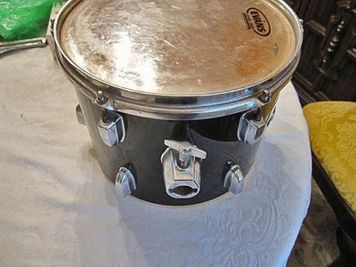 CB Drums 12'' x 09'' Rack Tom-Birch Poplar Shell-Black-parts/restore -SP Series