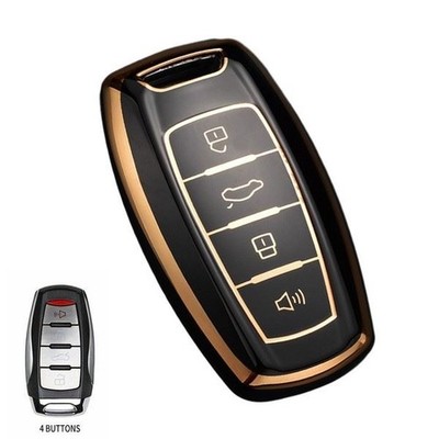 Car Schlüssel Abdeckung Hülle 1 Stück Schwarz Car Remote Für Great Wall Hover H1