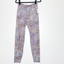 New Old Navy High-Waisted PowerPress Leggings Leopard Women's Size Medium Tall
