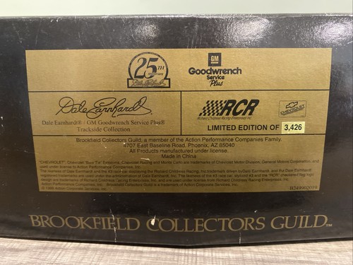 Brookfield Collectors 1999 Dale Earnhardt Sr. 25th GoodWrench Car, Flatbed 1:24 - Picture 18 of 20