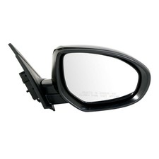 Right Passenger Side Power Manual Fold Mirror Paintable Black Mazda 3 10-13