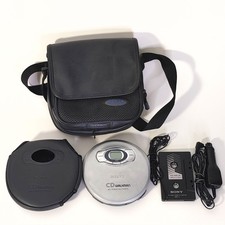 Sony D-EJ616CK CD Walkman Tested  Car Kit Cassette Adapter 12V OEM Case Bundle