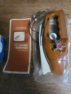 Pocket Fisherman Spin Casting Outfit Vintage Popeil's 1972 Fishing Outdoor
