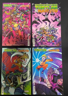 Choose Your 1:25 1:50 Incentive Cover! IDW Teenage Mutant Ninja Turtles X Naruto