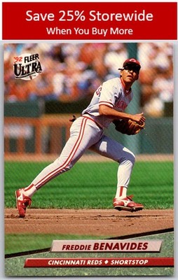 Freddie Benavides 1992 Ultra #480 Cincinnati Reds