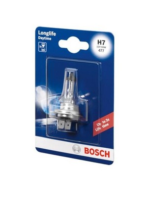 For Bosch 1 987 301 057 light bulb H7 longlife daytime (1 pcs) 12V 55W light bu