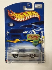 Hot Wheels 2003 015 First Editions 3 of 42 Corvette Stingray Mtflk Silver 5sps