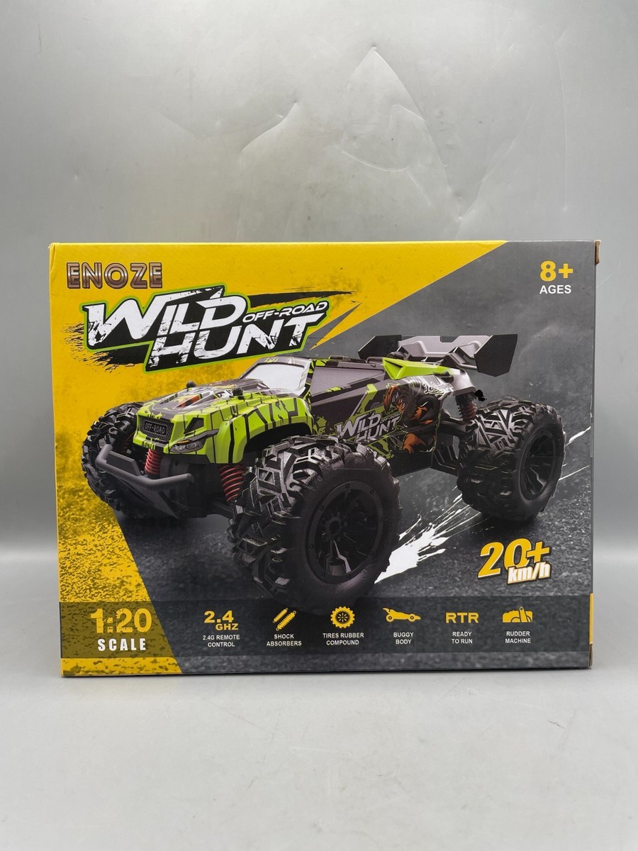 週刊MONSTER TRUCK 4WD R/C ENOZE Wild Off-Road Hunt 1:20 Scale Monster Truck Sandy Land