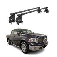 Menabo DachträGer GrundtäGer FüR RAM 1500 2010-2017 50Kg Stahl Schwarz 2 Tlg