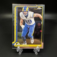 2025 Topps Chrome Football Tyler Higbee #172 Rams