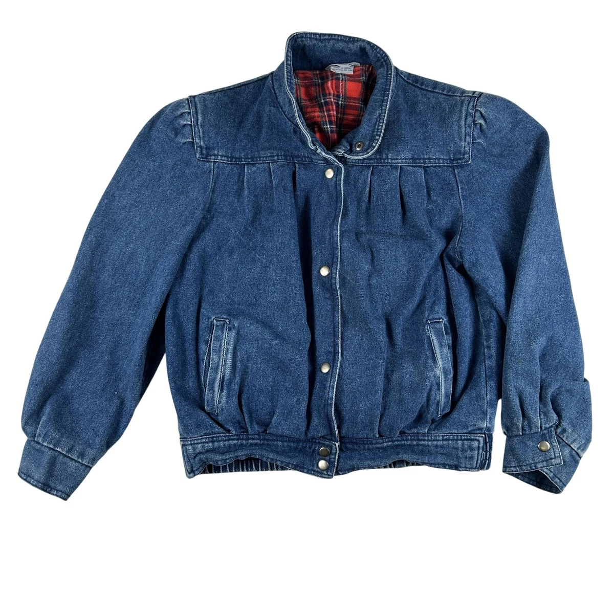 Plaid Denim Regular Size Coats, Jackets & Vests for Women for sale