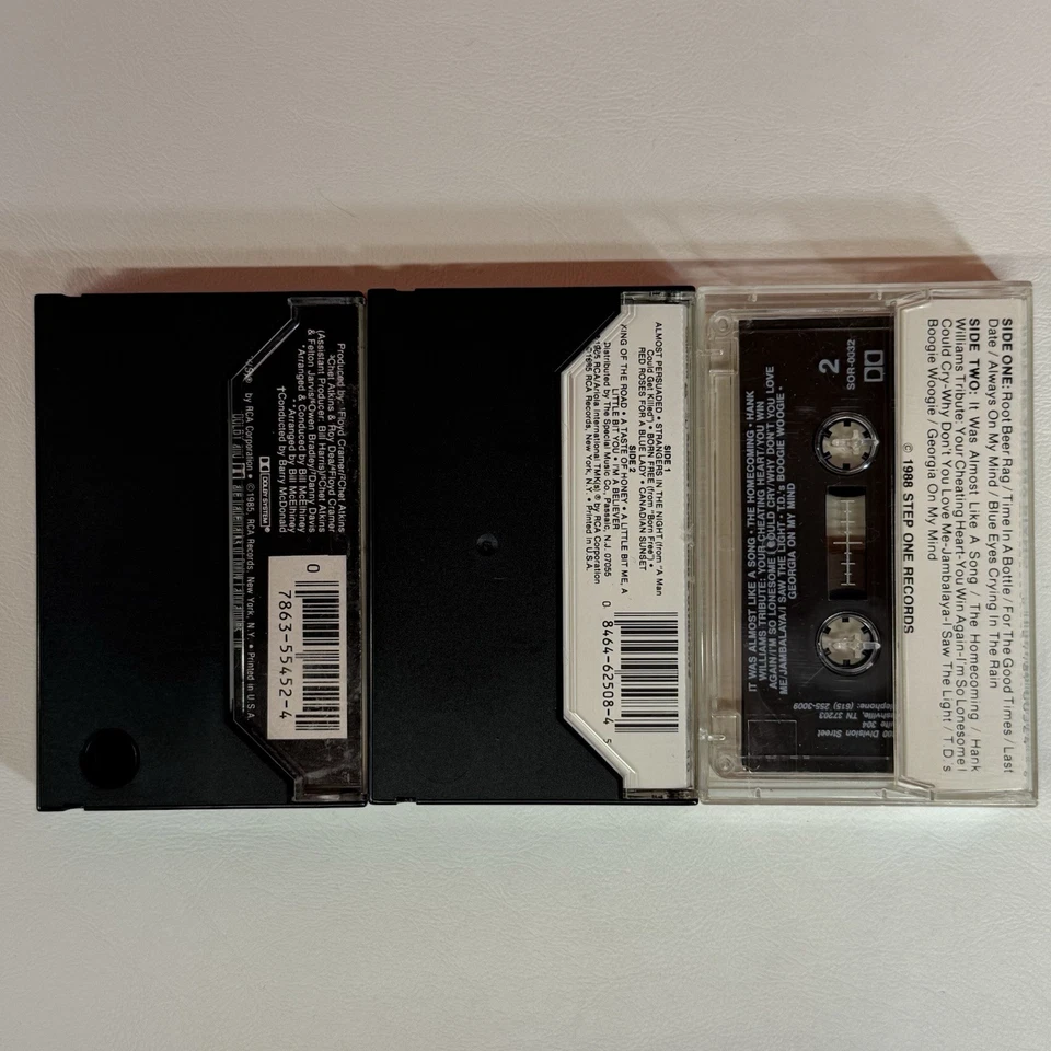 Floyd Cramer Lot of 3 Cassette Tapes 1985-1988 American Pianist RCA Step One Foto 2 de 4