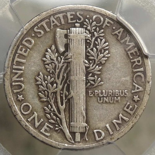 1921 Mercury Dime, PCGS VF-30, Original Semi Key Date - Picture 2 of 5